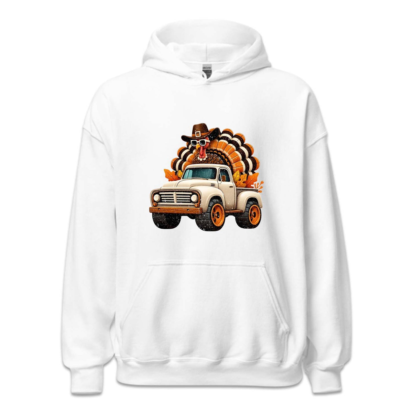 Turkey Riding Truck Thanksgiving Fall Truck Autumn Holiday | PRODUCT CODE: TRKDNGKUCF