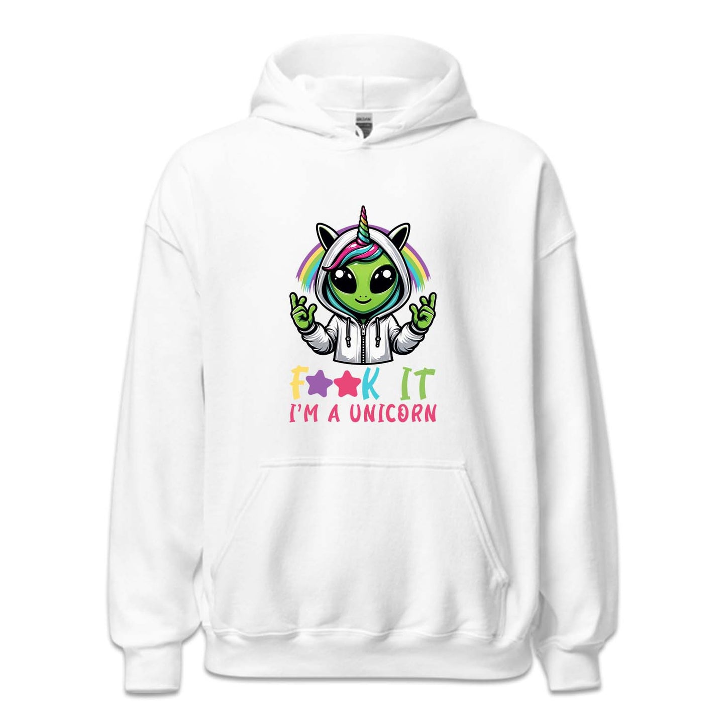Fuck It I'm A Unicorn Funny Alien Unicorn | PRODUCT CODE: ALNUCROFK