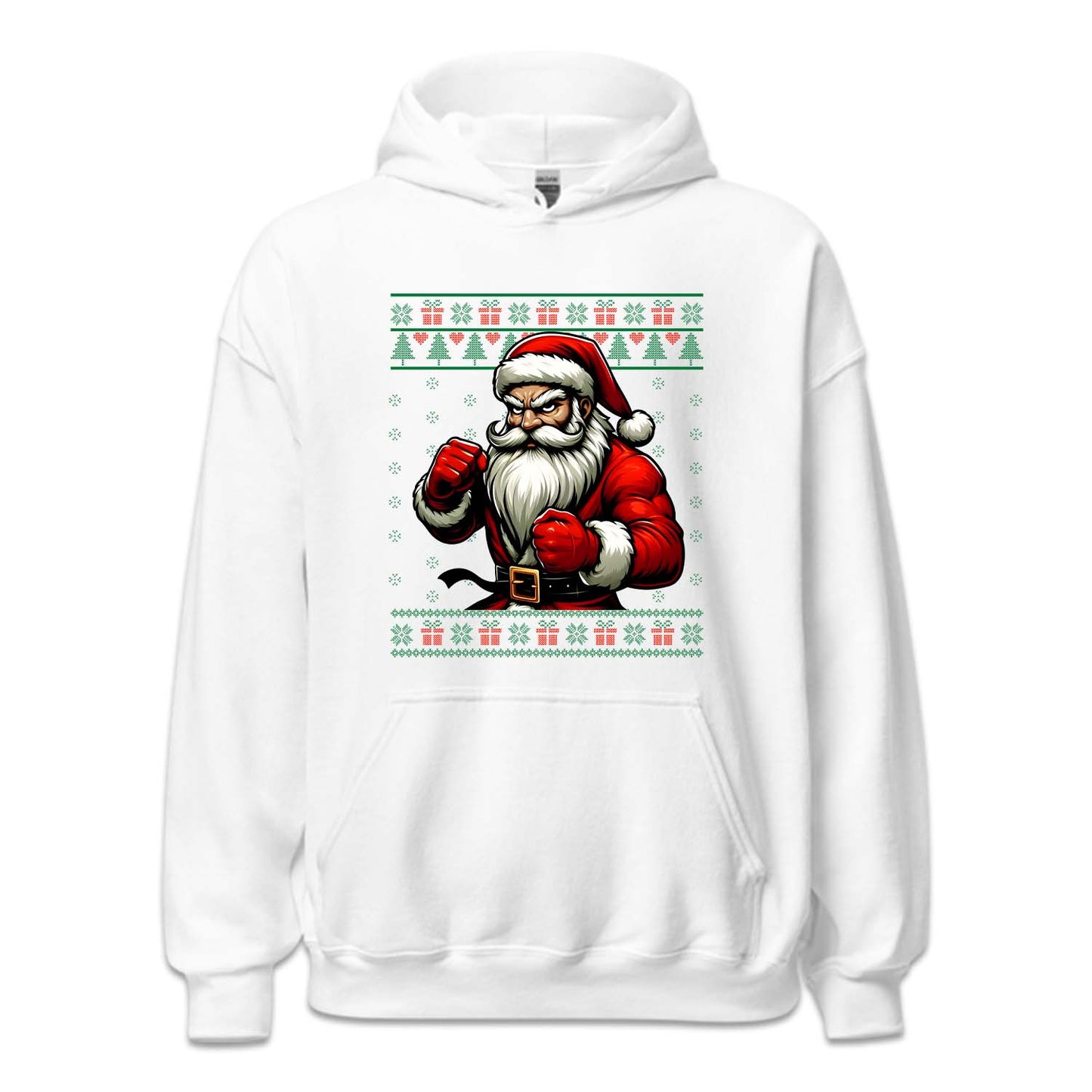 Santa Claus Martial Arts Xmas Taekwondo Karate Christmas Fighter | PRODUCT CODE: SNTMRAYKWN