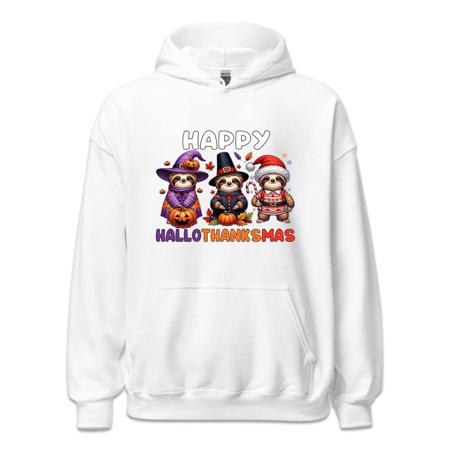 Sloth Happy HalloThanksMas | PRODUCT CODE: SLHPCHTHMS
