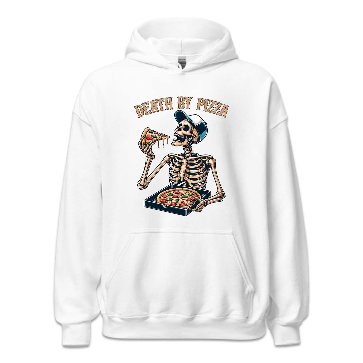 Skeleton Eating Pizza Death By Pizza | PRODUCT CODE: DYBZPISKLN