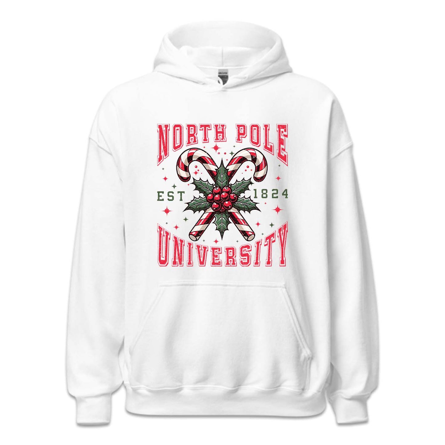 North Pole University Christmas Classic Candy Cane Xmas | PRODUCT CODE: NRTHLPENVYU