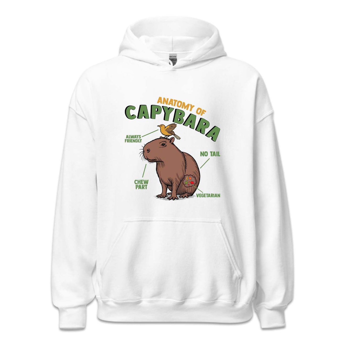 Anatomy Of Capybara Funny Rodent Animal Lover | PRODUCT CODE: ANTMYFCPBR