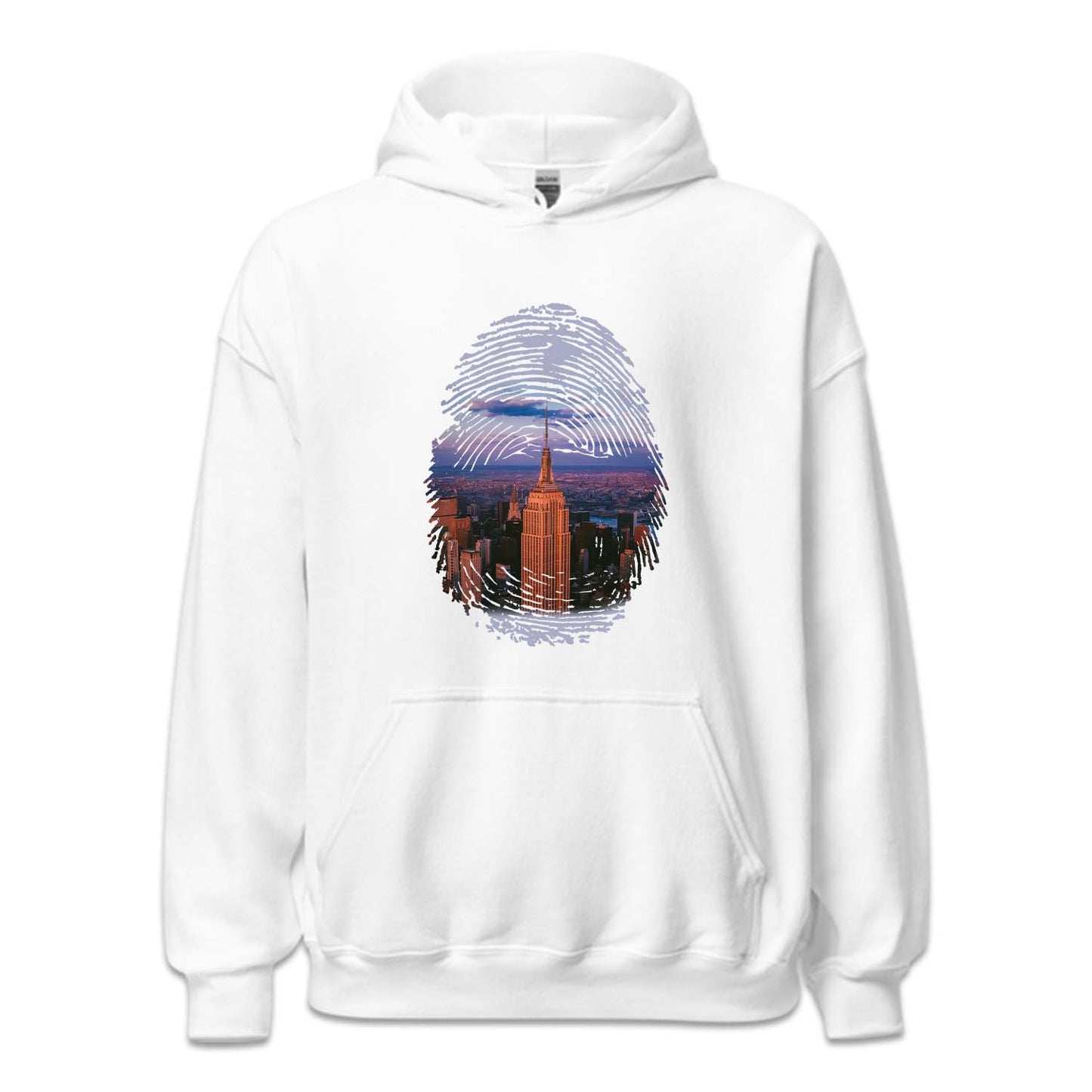 Empire State Building Fingerprint New York City Dusk | PRODUCT CODE: EMPRSTBLFG