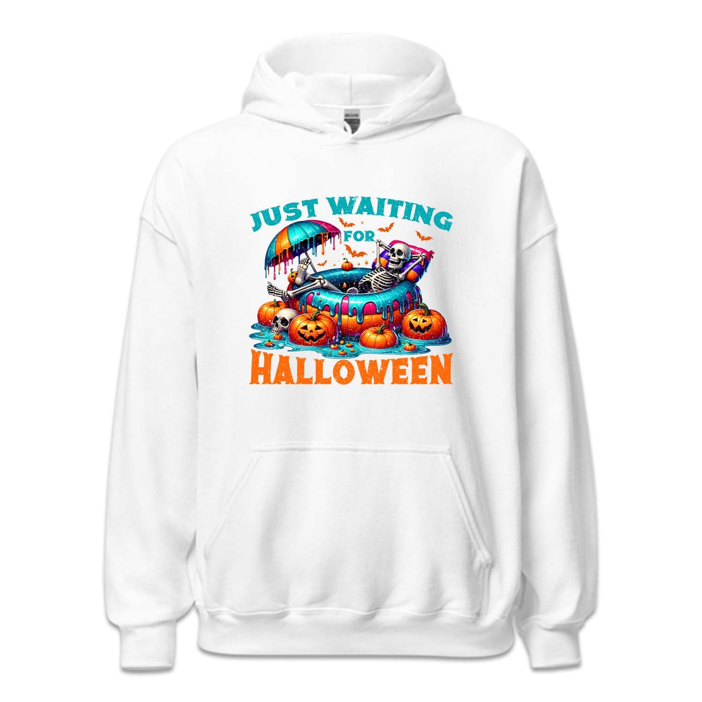 Just Waiting for Halloween Skeleton Pool Party | PRODUCT CODE: JUTWFRHLWM