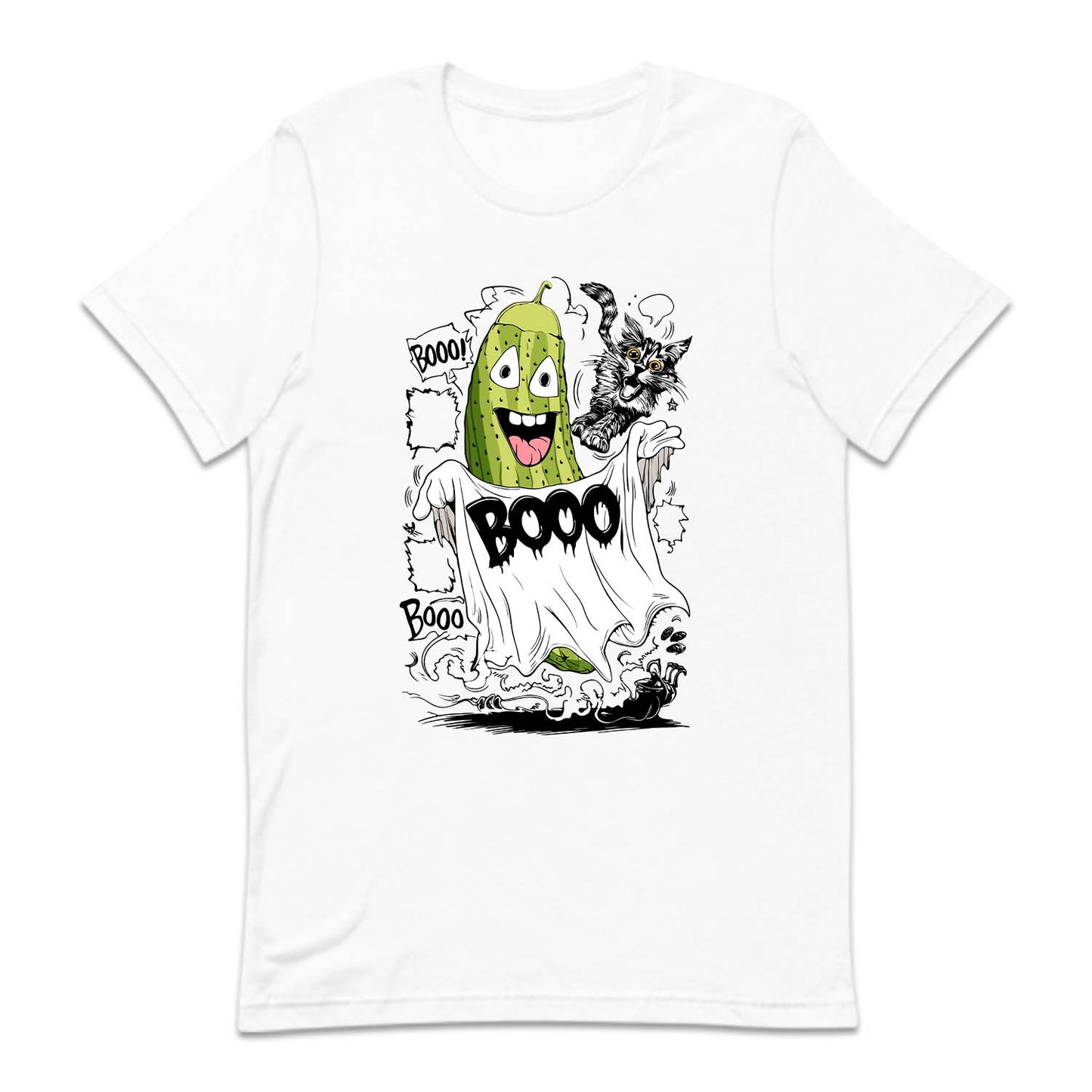 Halloween Pickle Ghost Spooky Black Cat  | PRODUCT CODE: HLWPCKGHS