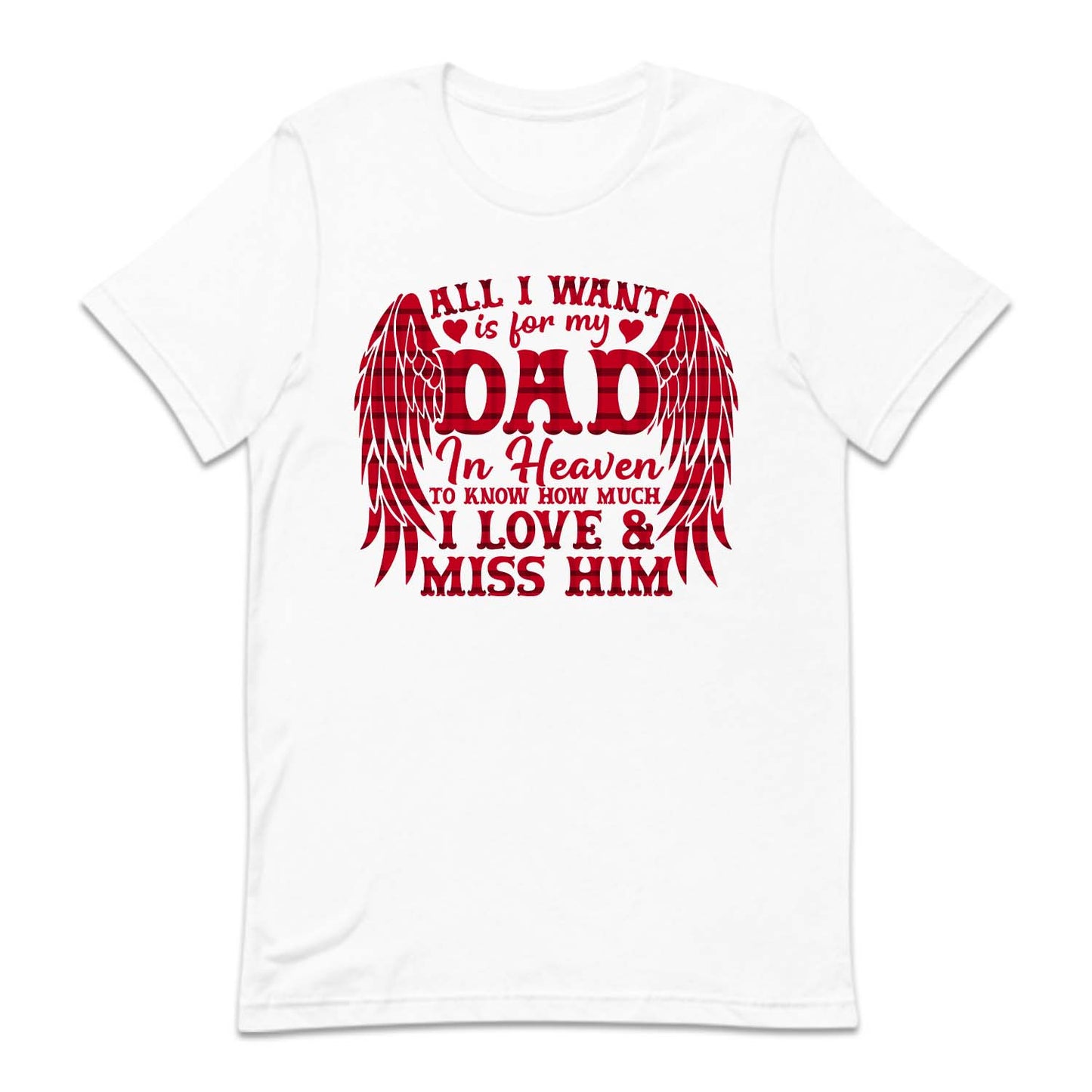 All I Want Is For My Dad In Heaven Memorial Dad Sentimental Keepsake | PRODUCT CODE: ALWNTRFYMD