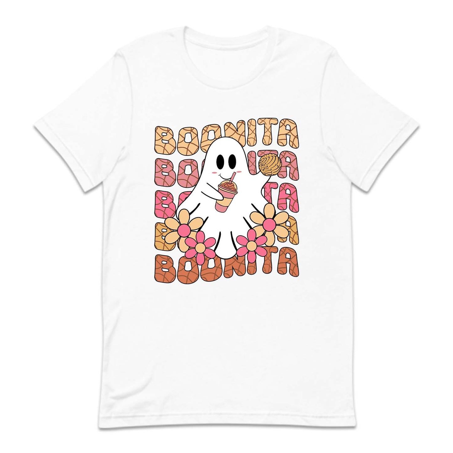 Boonita Halloween Mexican Cute Ghost Concha | PRODUCT CODE: BNTIOAHGH