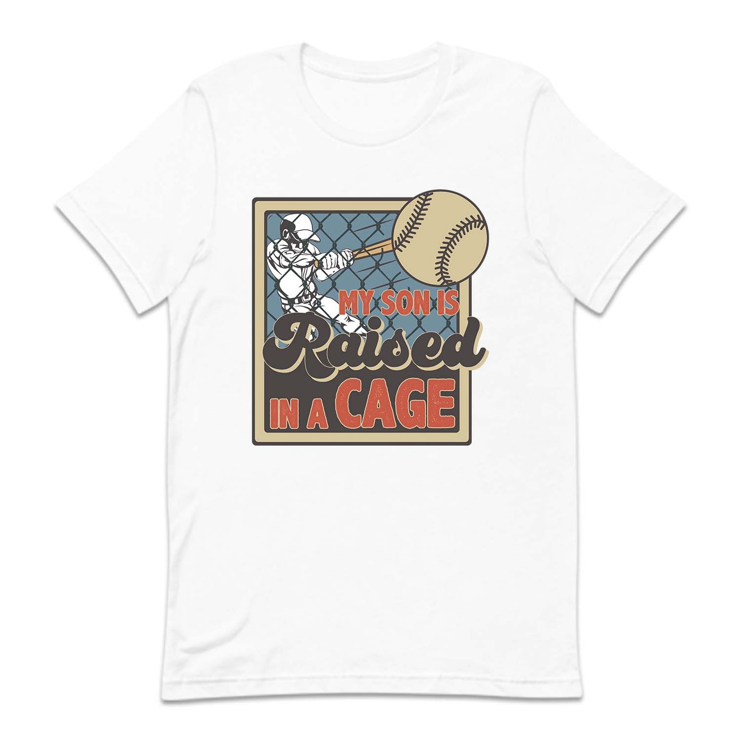 My Son Is Raised In A Cage Baseball Batter | PRODUCT CODE: MSNIRSBALE