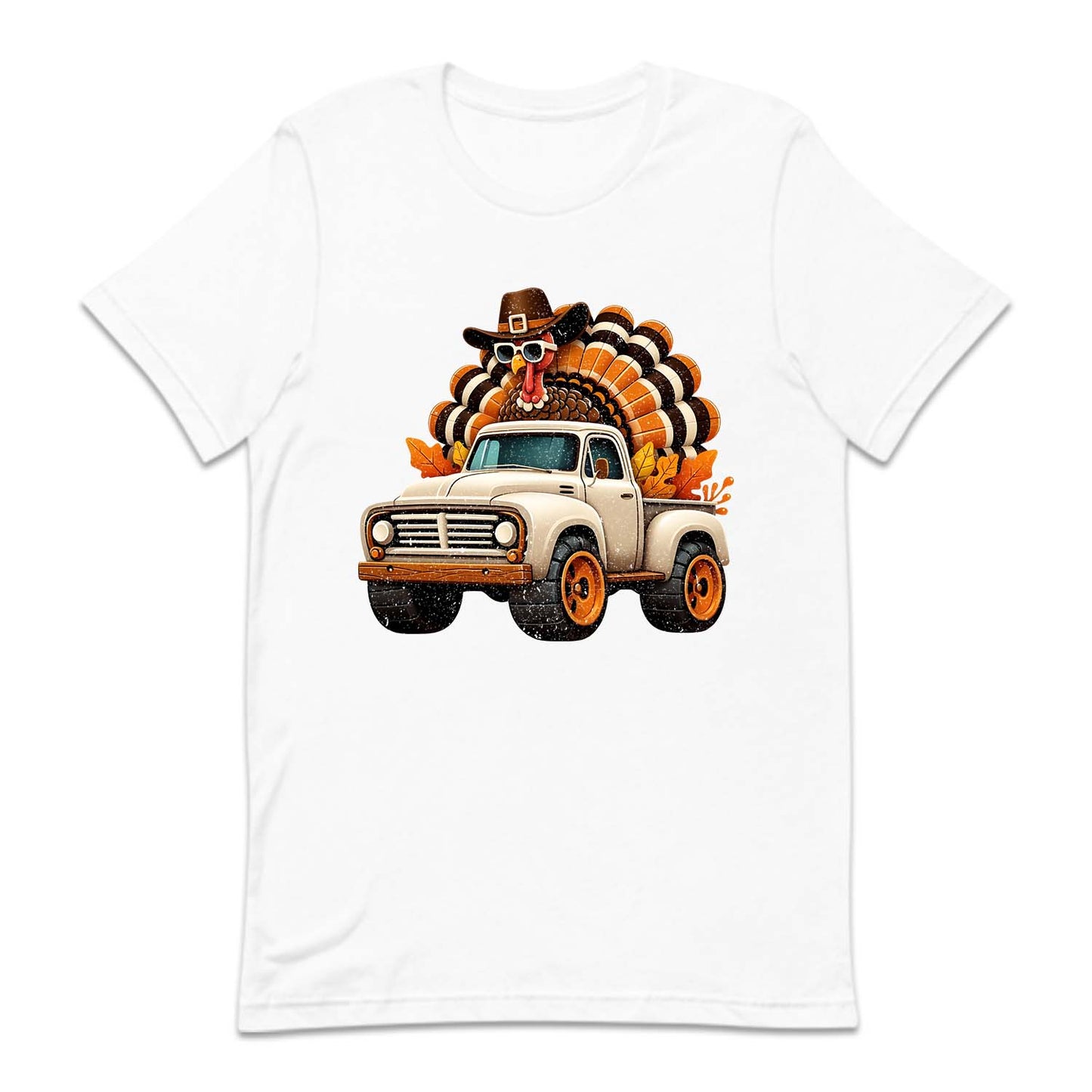 Turkey Riding Truck Thanksgiving Fall Truck Autumn Holiday | PRODUCT CODE: TRKDNGKUCF