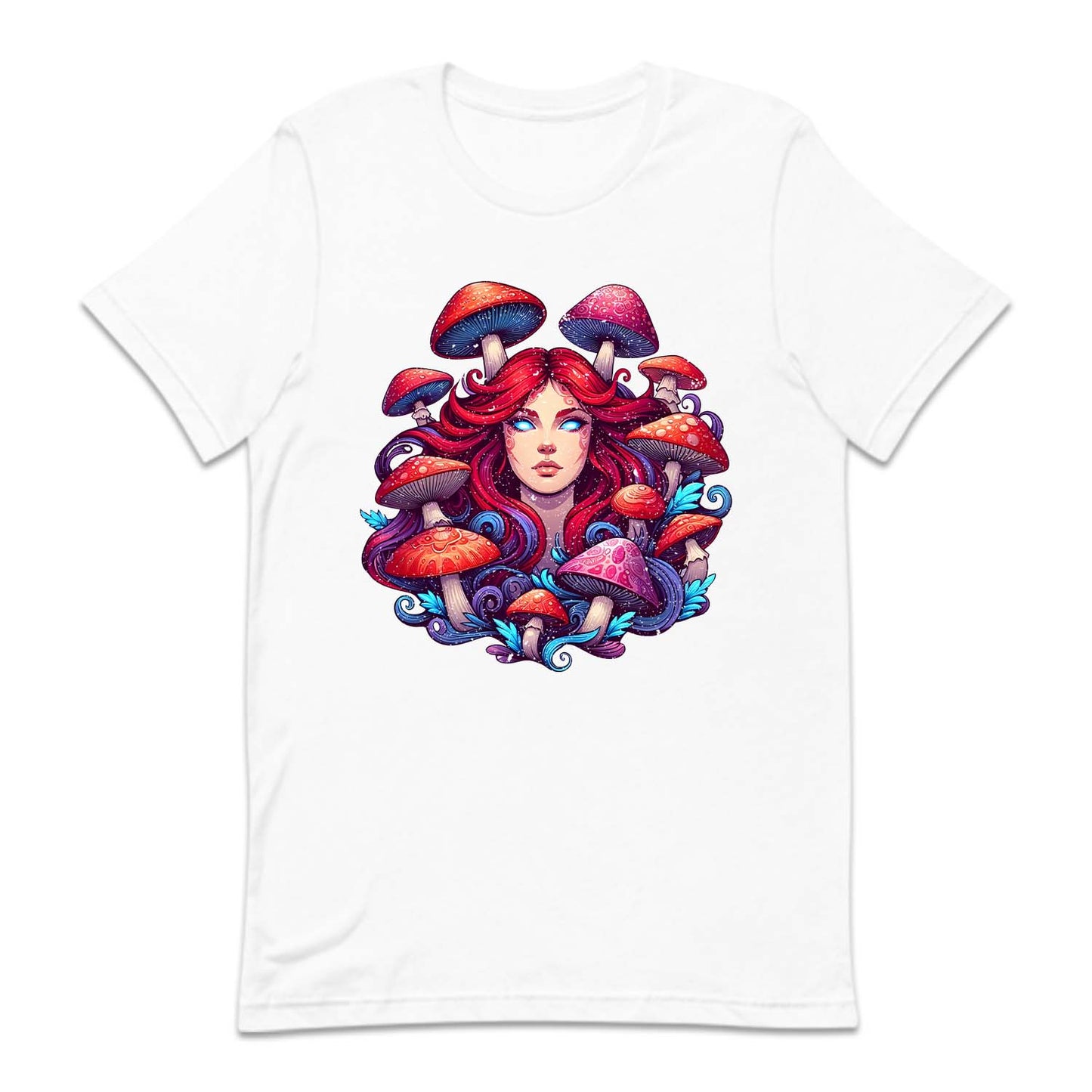 Psychedelic Mystical Woman Mushrooms Shroom Lover | PRODUCT CODE: PSYDLCMYWS