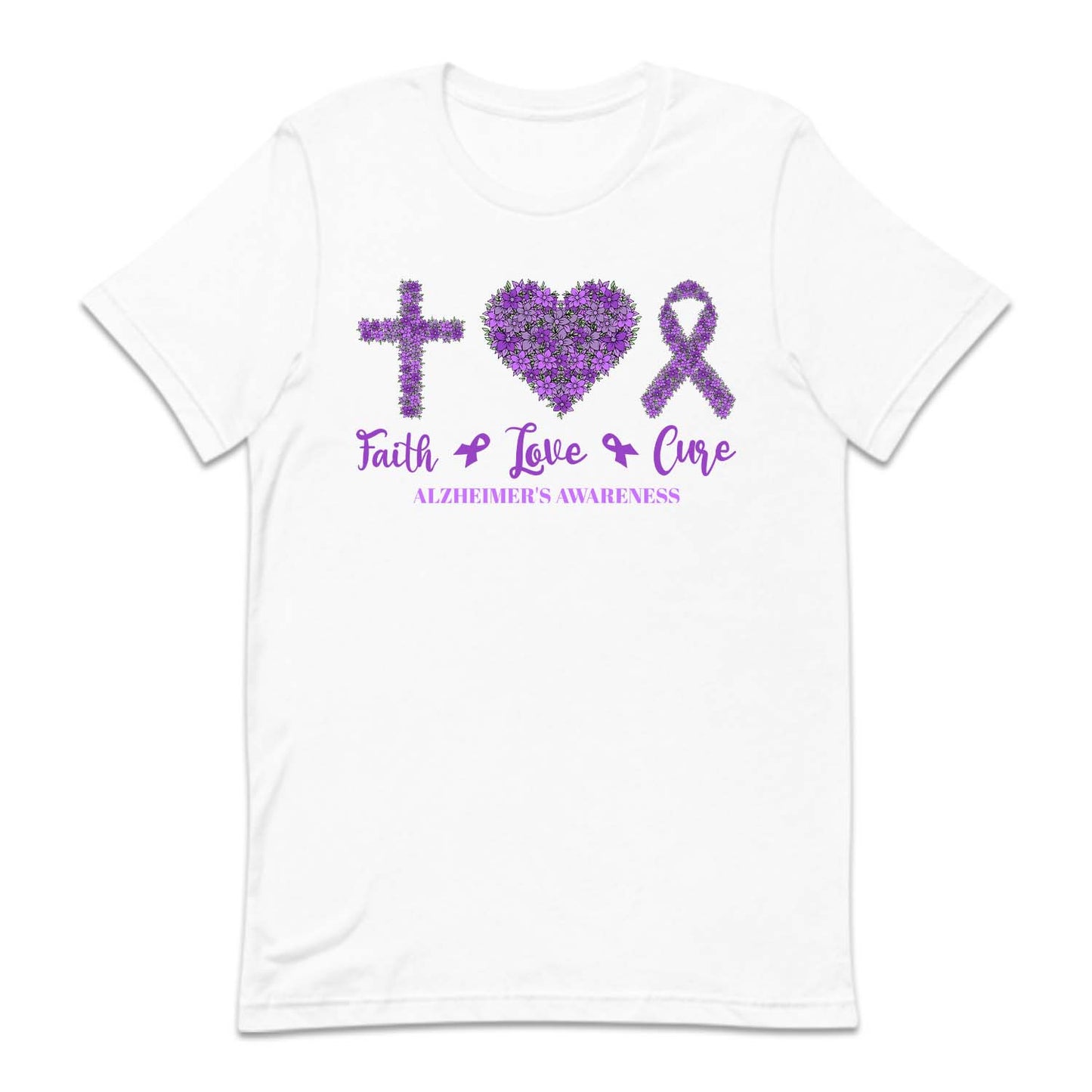 Faith Love Cure Alzheimer's Mental Health Awareness | PRODUCT CODE: FTLVCRAZML