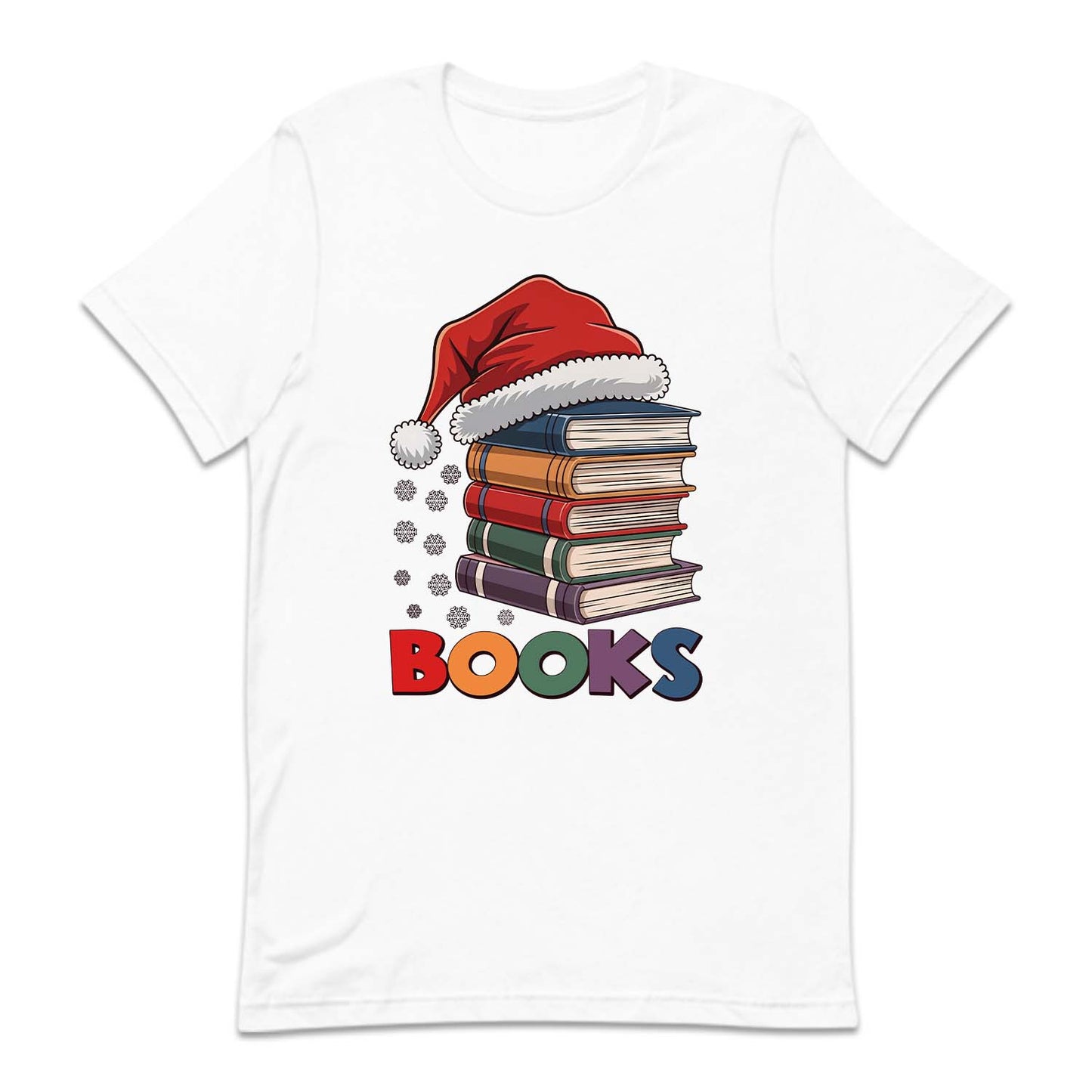 Christmas Books With Santa Hat Merry Bookmas Xmas Reading | PRODUCT CODE: CHTRBKSAFTM