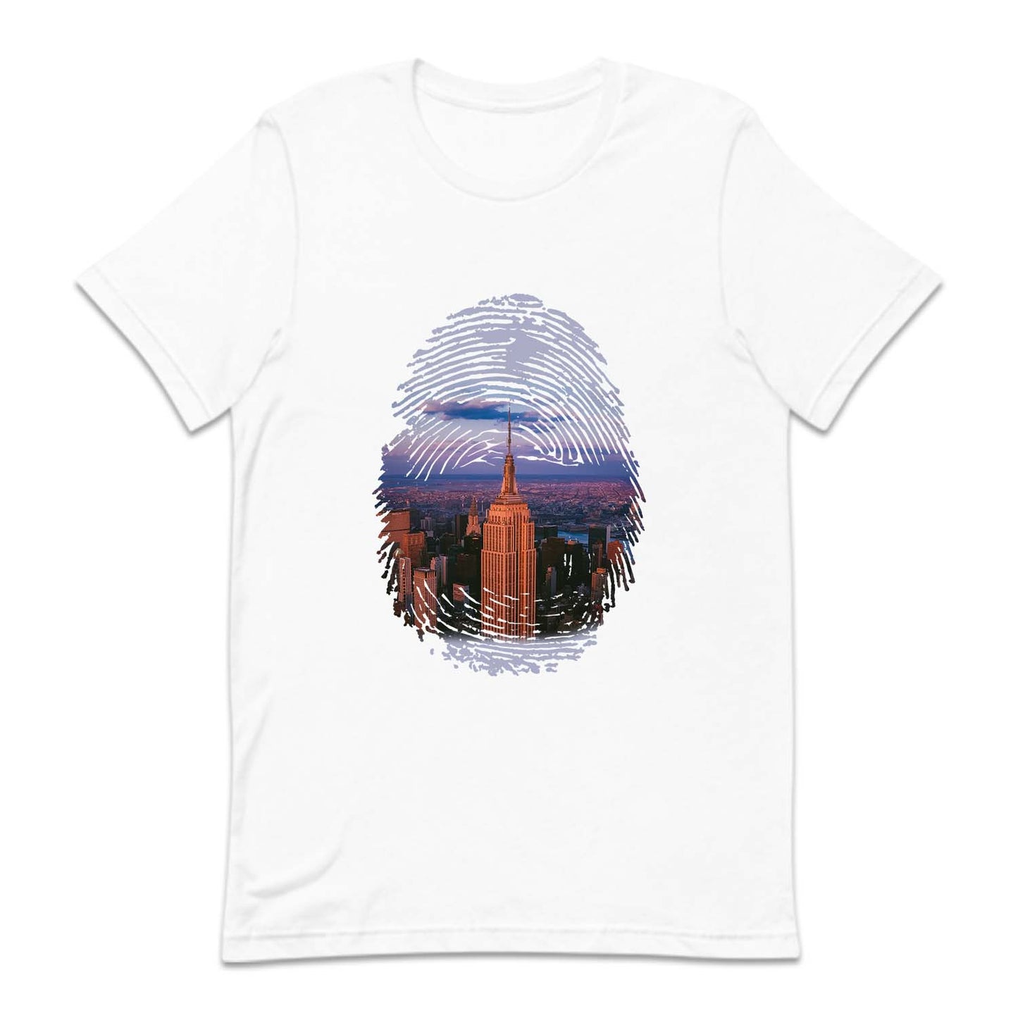 Empire State Building Fingerprint New York City Dusk | PRODUCT CODE: EMPRSTBLFG