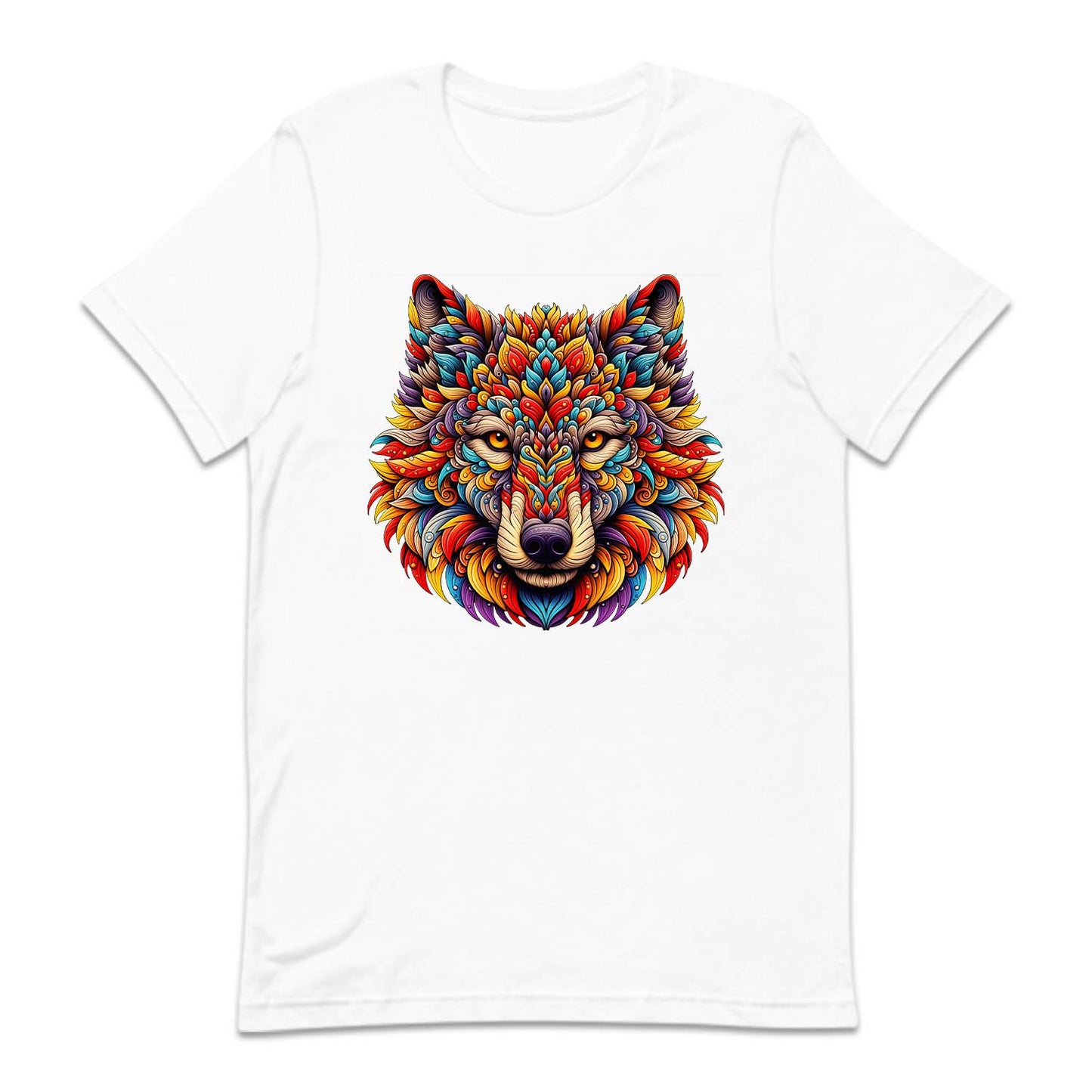 Psychedelic Colorful Wolf Wild Animal | PRODUCT CODE: PSYDLCWLF