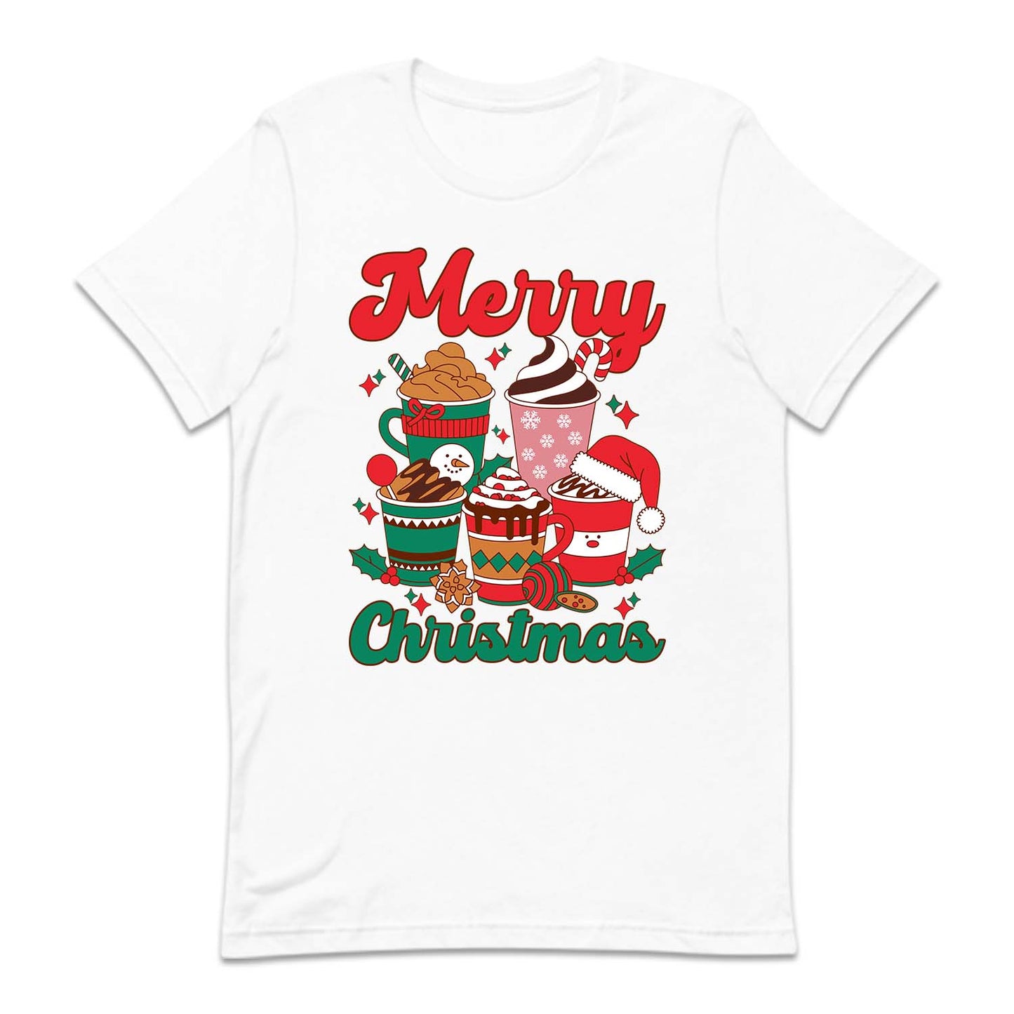 Merry Christmas Coffee Cozy Holiday Festive Xmas | PRODUCT CODE: MRYCHTFESTVA