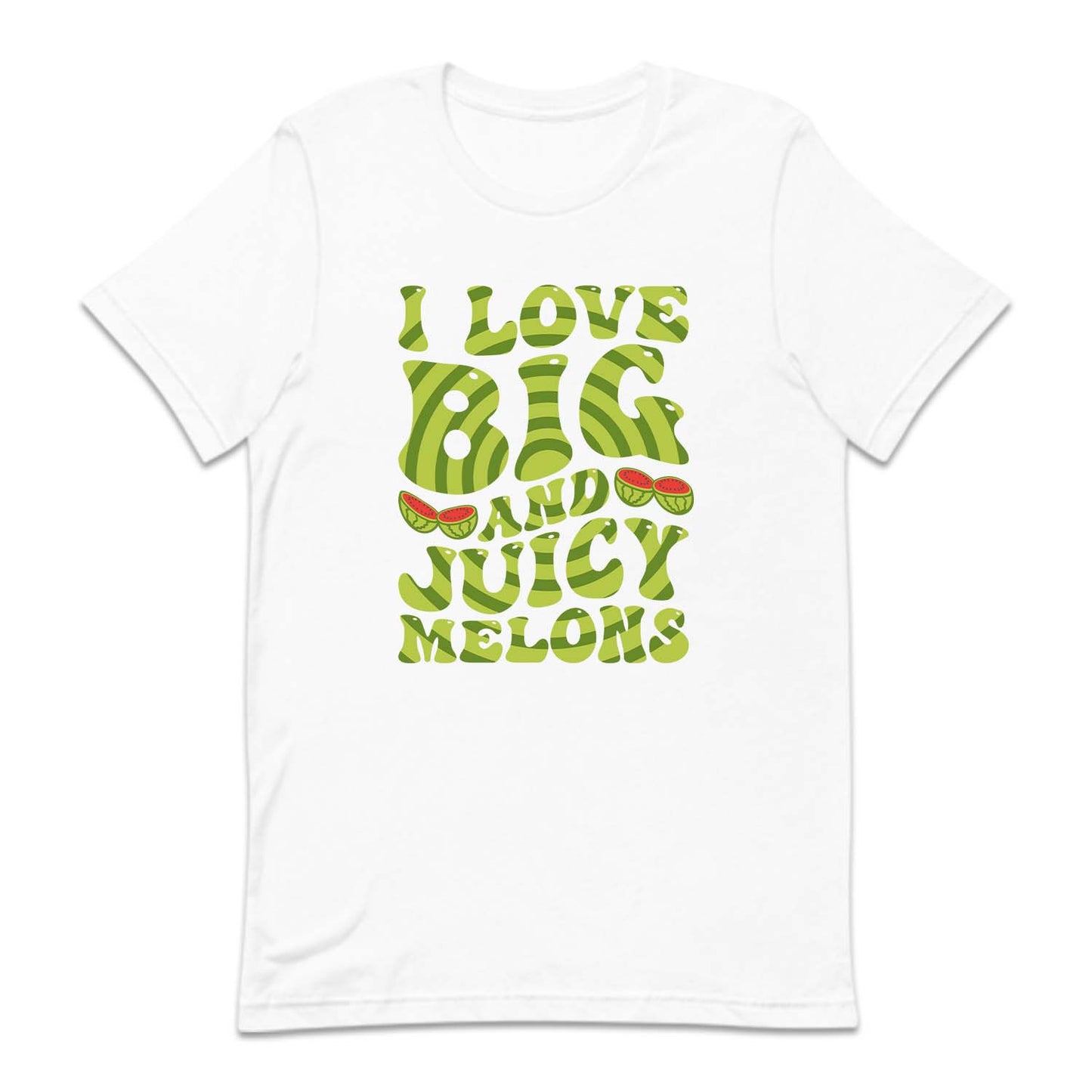 I Love Big And Juicy Melons Vegetarian Humor | PRODUCT CODE: LVBGANJUCY